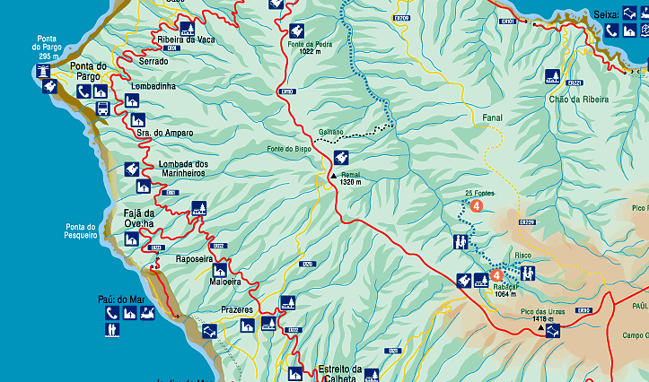 Portugal - PDF tourist map - tourist attractions, What to see? Guide.