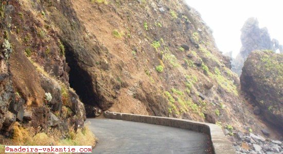 The coast road of Madeira